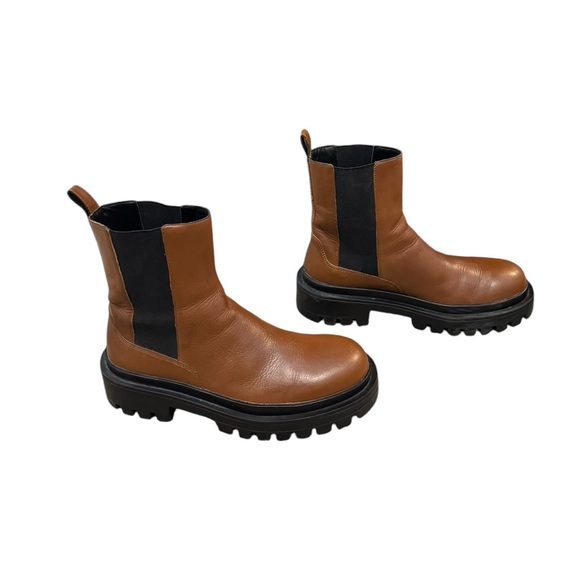 Zara Leather Ankle Boots - Picture 8 of 11